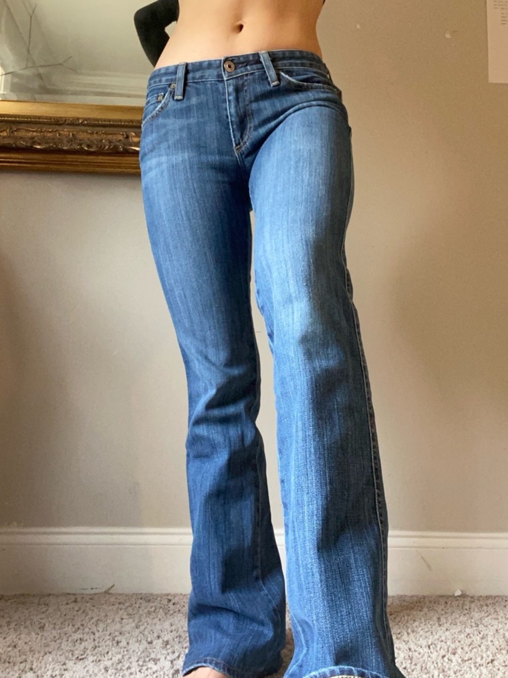 AG Adriano Goldschmied Indigo Bootcut Jeans - Size 26